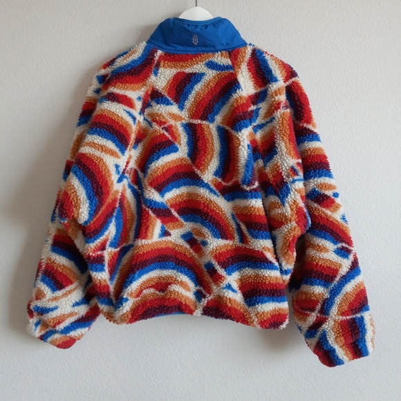 Free People Movement Hit The Slopes Printed Fleece Pullover Jacket S - Picture 12 of 14